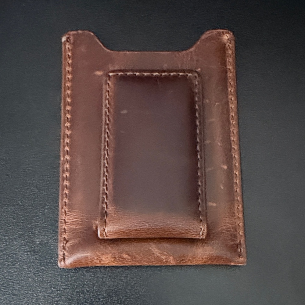 House of Jack -  Brown Leather Phone Card Holder